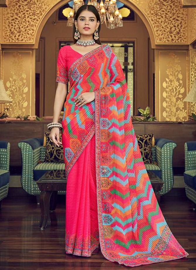 Imperrial Vol 7 Arya New Latest Printed Daily Wear Georgette Saree Collection